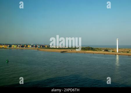 Languard Fort on the coast at Felixstowe, Suffolk, UK Stock Photo