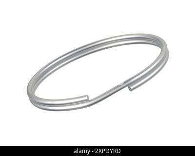 Keyring. Isolated. 3d illustration. Stock Photo