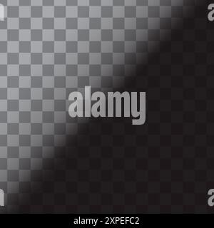 Gradient checkered background. Light to dark. Diagonal shading. Vector pattern. Stock Vector