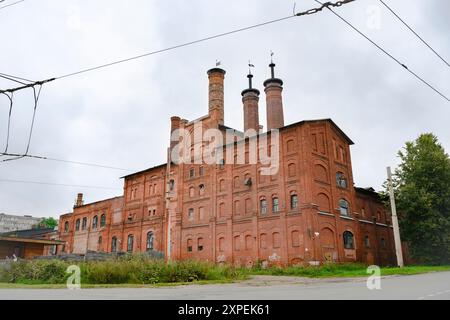 RYBINSK, RUSSIA - AUGUST 20, 2023. The Ivan Durdin brewery building, built in 1878 Stock Photo