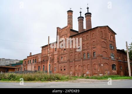 RYBINSK, RUSSIA - AUGUST 20, 2023. The Ivan Durdin brewery building, built in 1878 Stock Photo