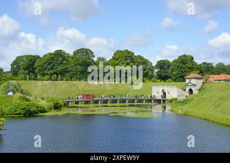 The Kastellet fortification is located near the port of Copenhagen, Denmark, Scandinavia Stock Photo