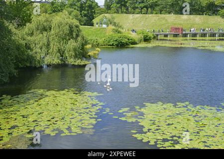 The Kastellet fortification is located near the port of Copenhagen, Denmark, Scandinavia Stock Photo