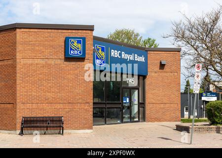 Ottawa, Canada - May 11, 2024: RBC building , Royal Bank of Canada Stock Photo