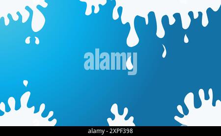 White blue modern abstract background design. Perfect for posters, banners, website backgrounds and more Stock Vector