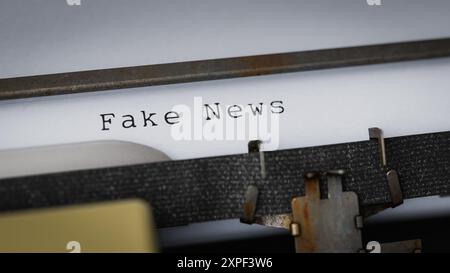 Concept image about fake news on the internet. 3d rendering Stock Photo