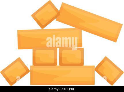 Wooden toy blocks falling down isolated on white background. Wooden toy ...