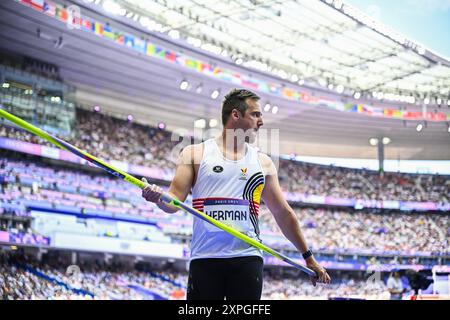 Paris, France. 06th Aug, 2024. Belgian athlete Timothy Herman 