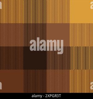 Vibrant tartan design, uncomplicated pixelated geometric texture for fabric patterns, picnic tablecloths, or oilcloths. Classic retro-style blanket and fashionable scarf in vector illustration. Stock Vector