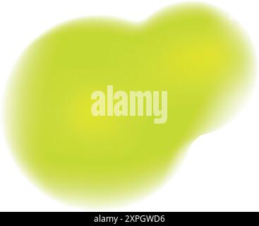 Abstract lime green gradient creating a soft and dreamy background Stock Vector