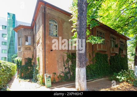 Museum of Secret Surveillance, also known as House of Leaves is a historical museum in Tirana is certainly the most intriguing one that tries to Stock Photo