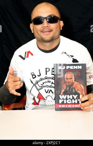 BJ Penn at a book signing at Bookends in Ridgewood, NJ on April 13, 2010  Credit: Scott Weiner/MediaPunch Stock Photo