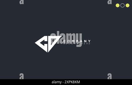 CD Alphabet letters Initials Monogram logo Stock Vector