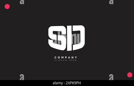 SD Alphabet letters Initials Monogram logo Stock Vector