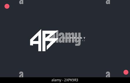 AB Alphabet letters Initials Monogram logo Stock Vector