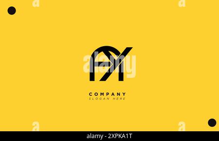 AY Alphabet letters Initials Monogram logo Stock Vector