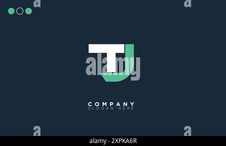 TJ Alphabet letters Initials Monogram logo Stock Vector