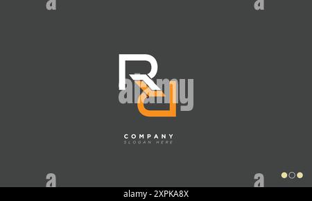 RR Alphabet letters Initials Monogram logo Stock Vector