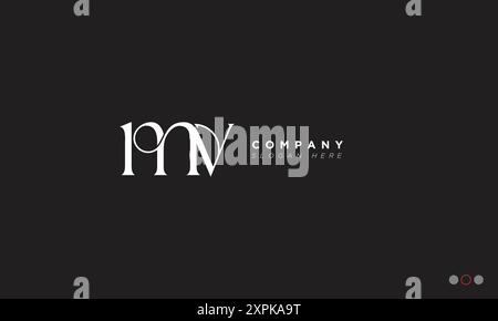 MV Alphabet letters Initials Monogram logo Stock Vector