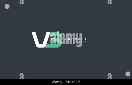 VB Alphabet letters Initials Monogram logo Stock Vector