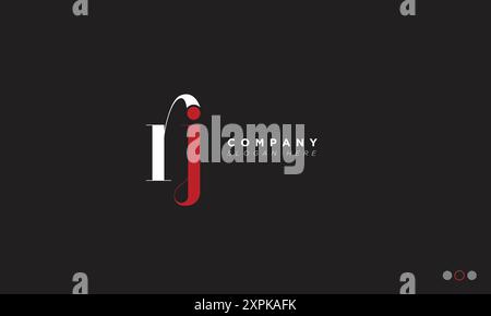 RJ Alphabet letters Initials Monogram logo Stock Vector