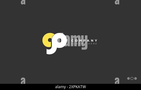 CP Alphabet letters Initials Monogram logo Stock Vector