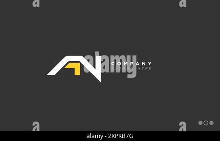AV Alphabet letters Initials Monogram logo Stock Vector