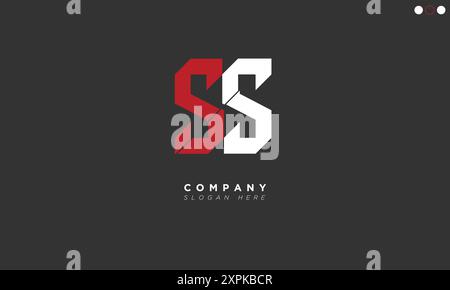 SS Alphabet letters Initials Monogram logo Stock Vector