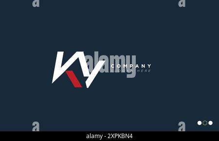 KY Alphabet letters Initials Monogram logo Stock Vector
