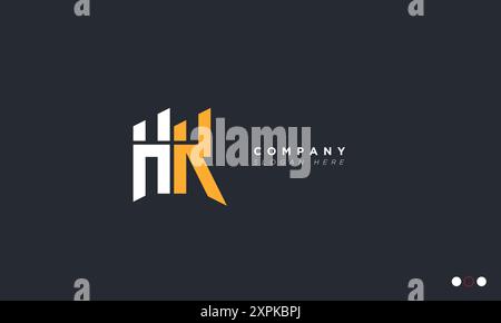 HR Alphabet letters Initials Monogram logo Stock Vector