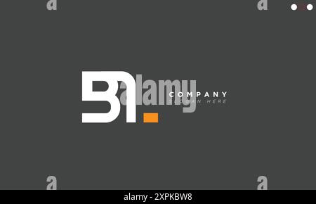 BL Alphabet letters Initials Monogram logo Stock Vector