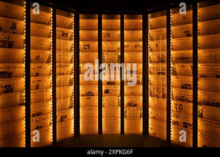 Postal Display Newspaper Headlines Display National Postal Museum Washington DC ...