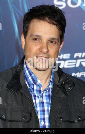 Ralph Macchio attends the premiere of 'The Amazing Spider-Man 2' at the Ziegfeld Theater in New York Stock Photo