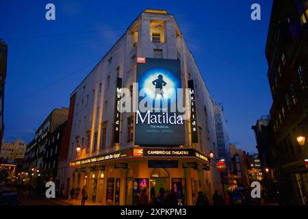 Matilda The Musical At Cambridge Theatre Seven Dials Covent Garden 