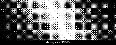 Diagonal bitmap gradient texture. Black and white slanted dithering ...