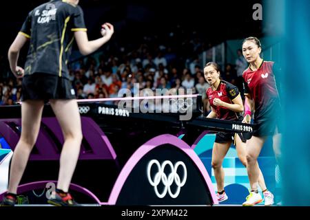 WAN Yuan und SHAN Xiaona (GER) vs. SUNG Rachel, WANG Amy (USA) FRA ...