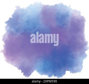 Watercolor purple/ magenta background vector background, purple and blue vector, background illustration Stock Vector