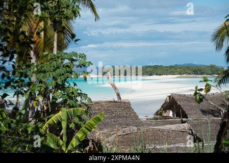 Nosy Be or Nossi-bé is an island just off the northwest coast of Madagascar Stock Photo