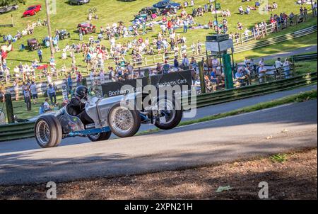 The Vintage Sports Car Club, V.S.C.C. Prescott Speed hill Climb event, Prescott hill, Gotherington, Gloucestershire, England, UK, August, 2024. Stock Photo