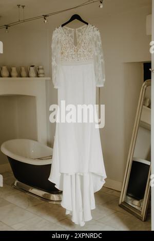 Brides Wedding Dress Stock Photo