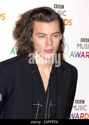 London, UK, December 11, 2014. Harry Styles of One Direction attends the BBC Music Awards at Earl's Court Exhibition Centre on December 11, 2014  in London, England, United Kingdom. Credit: S.A.M./Alamy Live News Stock Photo