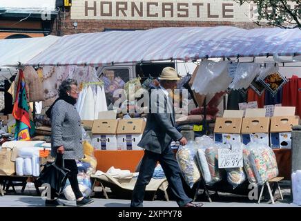 Market day, Horncastle, Lincolnshire, England, UK Stock Photo