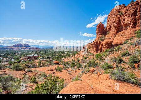 View of Sedona, Arizona, USA, United States Stock Photo
