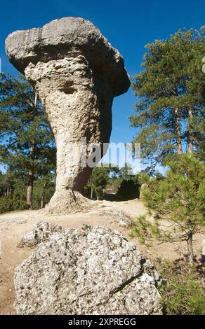 El Tormo Alto. Ciudad Encantada. Cuenca province. Spain Stock Photo