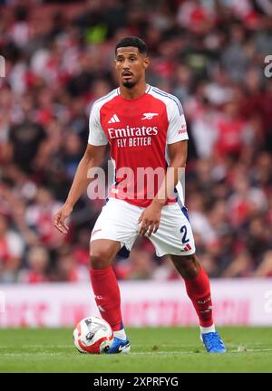 William Saliba of Arsenal during the Pre-season friendly match Arsenal
