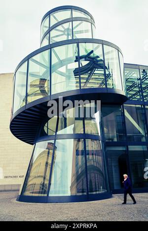 Extension to the Deutsches Historisches Museum by Ieoh Ming Pei, Berlin, Germany. Stock Photo