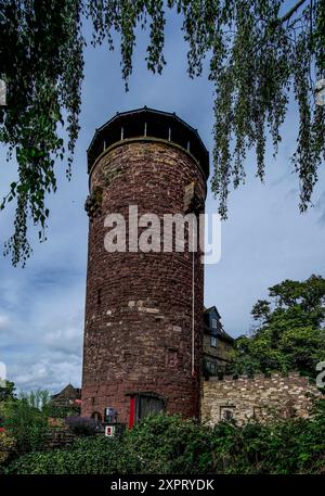 Trendelburg Rapunzel Tower Kassel District Hesse Germany Stock trendelburg-rapunzel-tower-kassel-district-hesse-germany-stock