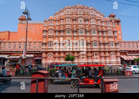 Hawa Mahal - Palace of the Winds, Jaipur, Rajasthan Stock Photo