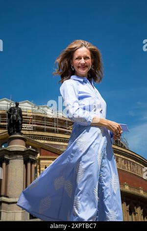 Katie Derham, photographed outside the Royal Albert Hall Stock Photo