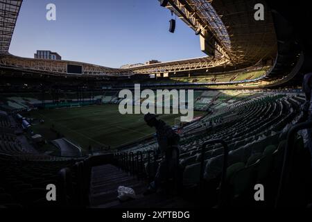 Sao Paulo, Brazil. 07th Aug, 2024. SP - SAO PAULO - 07/08/2024 - COPA DO BRASIL 2024, PALMEIRAS x FLAMENGO - General view of the Arena Allianz Parque stadium for the match between Palmeiras and Flamengo for the Copa Do Brasil 2024 championship. Photo: Ettore Chiereguini/AGIF Credit: AGIF/Alamy Live News Stock Photo